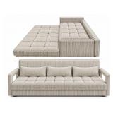 46ï¿½ Corduroy Convertible Sofa Bed Sleeper