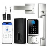 POWIFY Keyless Entry Door Lock with Handle, APP Co