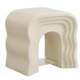 Modway Jorin Squiggle Side Table in Ivory