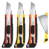 TIFICAL 3Pack Box Cutter Retractable, Snap Off Uti