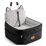 ZVRPET Dog and Cat Car Seat Grey/Black 20 inch by