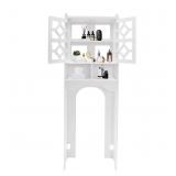 Oiveinya 4 Tier Toilet Cabinet,Space-Saving Over T