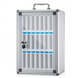 Amylove 24 Slots Aluminum Alloy Cell Phone Locker