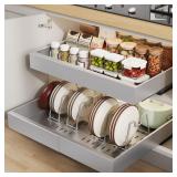 Seinloes 2 Pack Pull out Cabinet Organizer 21'Deep