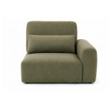 Deep Seat Modular Sofa Chair ï¿½ Olive Bouclï¿½