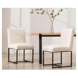 VESCASA Upholstered Dining Chairs Set of 2 with Re