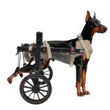 CRYBY Pet Walking Aid, Portable 2-Wheel Dog Wheelc