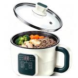 1.5Qt/1.4L Electric Hot Pot, Nostick Ramen Cooker
