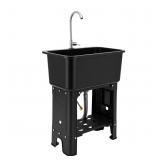 JDINAAS Plastic Outdoor Sink Utility Tub with Hose