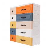TFCFL Plastic Drawers Dresser, 5-Tier Chest of Dra