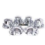 CHDT66 Complete Chrome Wheel Cover Set, 33mm Lug N