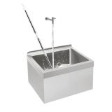 Commercial Stainless Steel Floor Mop Sink, 9ï¿½ Deep