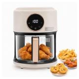 4.44qt Airy Fryer,360ï¿½ Viewable Glass Air Fryer, 8