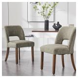 VKNOW Dining Chairs Set of 2, Fabric Dining Room C