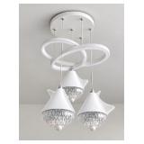 3-light modern crystal/LED c