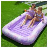SLOOSH Inflatable Tanning Pool Lounger Float, 85'