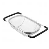 Fine Mesh Colander Over The Sink 6 Quart Stainless