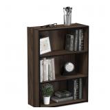 Furinno PASIR Book Shelf, 3-Tier Bookshelf, Storag