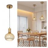 POPILION Gold Pendant Light Fixtures,Hanging Penda