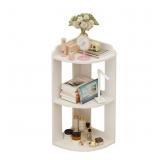 Corner Bookcase,Bedside Bookshelf,Corner Rack Orga