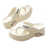 Size 11 Rungion Womens Cute Flip Flops Slipper