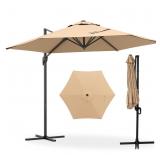 Tangkula 9 FT Cantilever Patio Umbrella, Heavy Dut