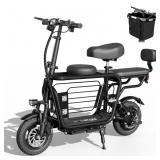EILLEO Pet-Friendly 48V Electric Scooter with Seat