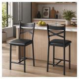 Garvee 22' Counter Height Bar Stools Set of 2, Uph