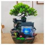 TFCFL Desktop Water Fountain Waterfall Ornament Of