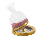 JEYUUMIM Red Wine Decanter Set 360 Rotation 1500ml