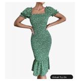 PRETTYGARDEN Summer Floral Bodycon Midi Dresses 20