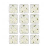 Artificial Flower Wall Panels, 15 * 15in Reusable