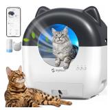 Self Cleaning Litter Box,76L Automatic Cat Litter
