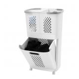 2-Tier Vertical Rolling Laundry Hamper, Laundry So