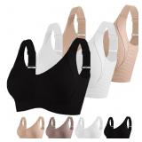 Women's Solid Color Four Rows Adjustable Wireless