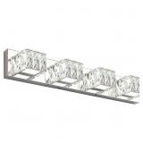 ZUZITO 4 Lights Bathroom Vanity Light - Crystal Mo