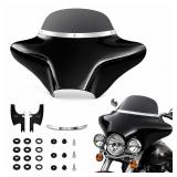Batwing Fairing with 6' Smoke Windshield for Harle