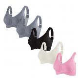 Wirefree Push Up Bra 5 Pack Push Up Bras for Women