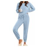 L - Womens Pajamas Sets Long Sleeve