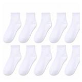 Low-Cut Ankle Socks for Men and Women, 10 Pair-Pac