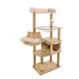 Cat Tree for Indoor Cats, Multi-Level Large Cat To