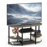 Furinno JAYA Simple Design Corner TV Stand, French