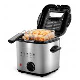 OVENTE Electric Deep Fryer, 1.5L Capacity, 800W, S