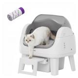 PetPivot Open Top Self Cleaning Cat Litter Box, Au