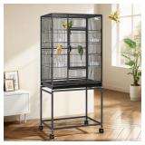 VIVOHOME 54 Inch Wrought Iron Large Bird Cage with