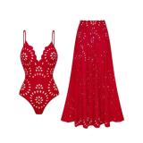 XL -  Women's One Piece Bathing Suit Petal Hol