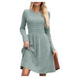 M - Fall Dresses for Women 2025 Long Sleeve Swe