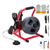 GARVEE Drain Cleaner Machine, 50 ft X 5/16 in Prof