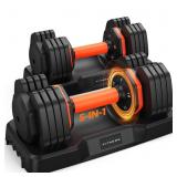 2026 Updated Adjustable Dumbbell Set of 2, 5-in-1