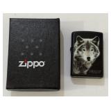 2014 WHITE WOLF ZIPPO LIGHTER IN BOX  / SHIPS